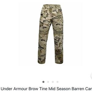 Under Armour Brow Tine Mid Season Barren Camo Pants 1355317-999 Men's